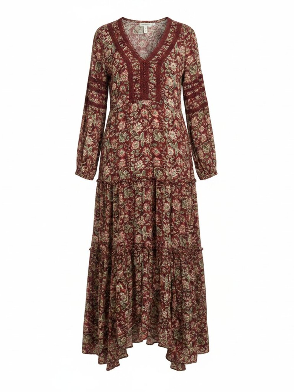 Floral Peasant Dress